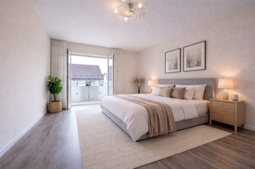 1. OG - Schlafzimmer, KI generiert - 