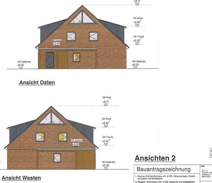 Ansichten - Doppelhaushälfte in Stuhr