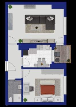 Erdgeschosswohnung - 