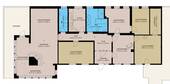 Grundriss großer Bungalow - 