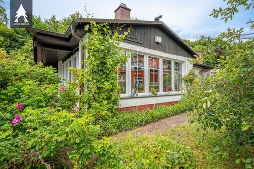 Garten - Harzruhe auf einer Ebene - Bungalow in Höhenlage - Leben, wo andere wandern