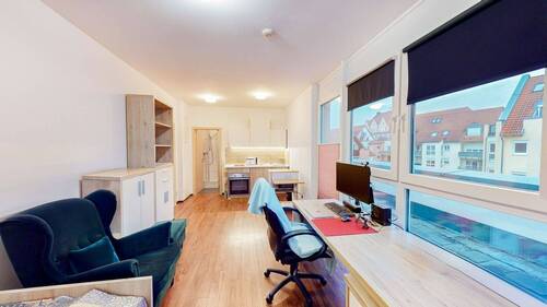 Wohnbereich - 1 Zimmer Etagenwohnung zum Kaufen in Ingolstadt