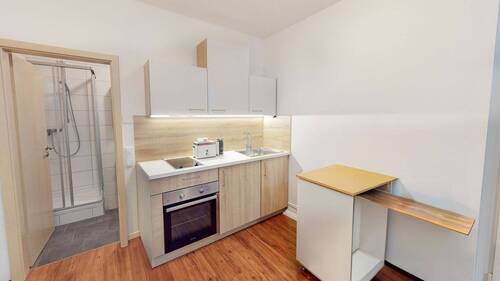 Küche - Etagenwohnung mit 33,00 m² in Ingolstadt zum Kaufen