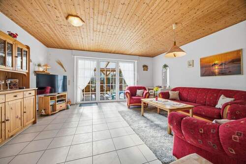 Wohnzimmer - Reihenendhaus mit 80,00 m&sup2; in Wangerland zum Kaufen