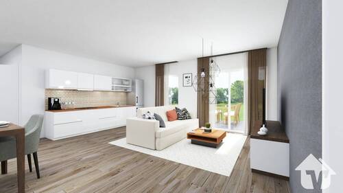 EG 03 Wohnbereich - 2 Zimmer Etagenwohnung zum Kaufen in Lingen