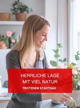 mit Blick ins Grüne - 