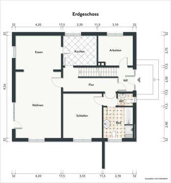 Erdgeschoss; Unmöbliert - 