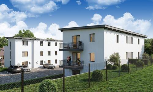 Außenvisualierung Haus C - Etagenwohnung mit 86,60 m&sup2; in Landau zum Kaufen