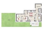 Grundriss Wohnung 1 Haus A - 