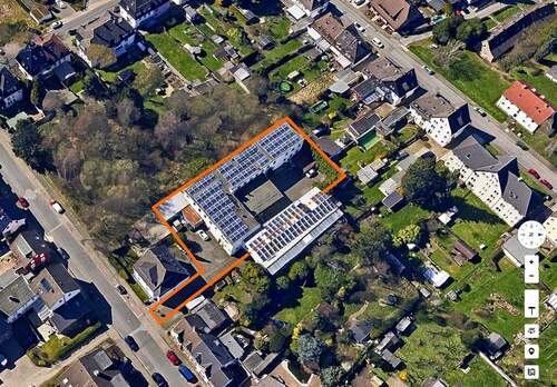 Vogelperspektive von Osten - Halle zum Kaufen in Solingen