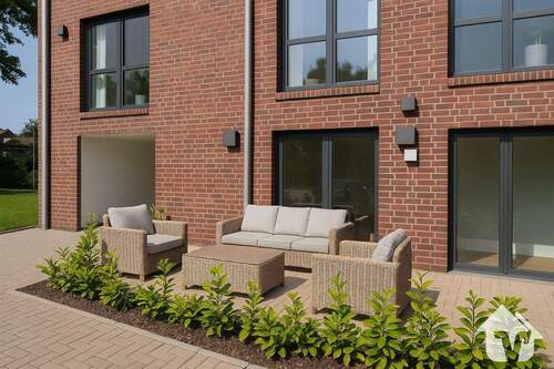 Terrasse Visualisierung - 2 Zimmer Etagenwohnung zur Miete in Haselünne