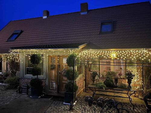 das Haus in der Weihnachtszeit - 