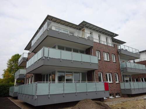 Ansicht Südseite - Niedrigenergiewohnung im Architektenhaus