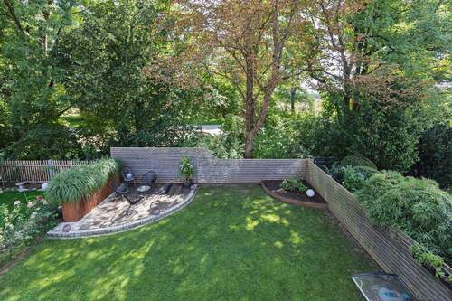 Garten - Doppelhaushälfte mit 174,70 m&sup2; in München zum Kaufen