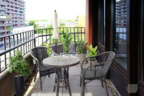 Balkon mit Ausblick - 2 Zimmer Etagenwohnung in Neuss