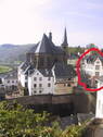 Luftaufnahme - Wohn-und Geschäftshaus in Saarburg am Wasserfall