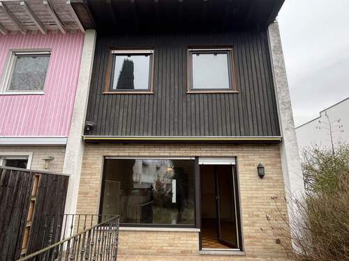 Hausansicht Garten - Reihenendhaus mit 76,00 m&sup2; in Langen zum Kaufen