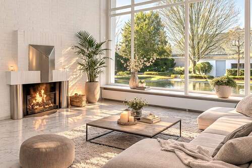 Kaminzimmer - Einfamilienhaus mit 285,00 m&sup2; in Fröndenberg/Ruhr zum Kaufen