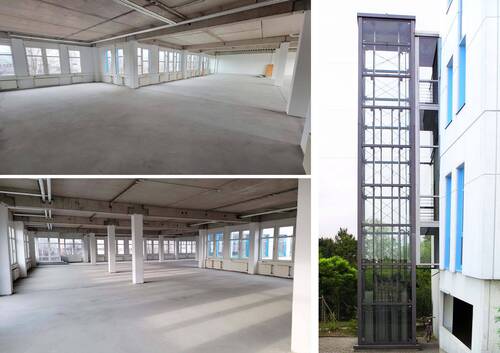 Bild 1 - Produktions-Lager- & Bürofläche im Gewerbepark Wiedemar, Balkon, Lastenaufzug mögl..