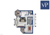 grundriss-illustration obergeschoss - 