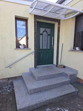 Hauseingang - Doppelhaushälfte mit 91,00 m&sup2; in Krien zum Kaufen
