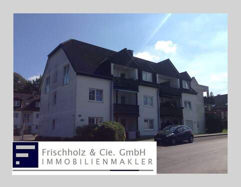 Hausansicht I - Zentrumsnahe 2-Zimmer-Erdgeschosswohnung für AlleinstehendeSingles in Kierspe!