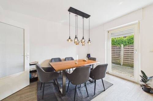 Essbereich - Gepflegte Erdgeschosswohnung mit sonniger Terrasse und flexiblem Grundriss