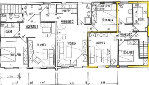 Wohnung (nur markierte Fläche) - 