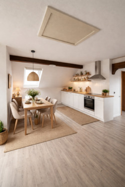 FS1_WHG10_Visualisierung_Küche - 3 Zimmer Etagenwohnung in Hatten