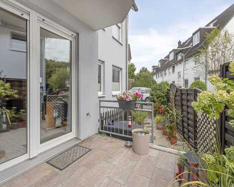 Terrasse - 4 Zimmer Etagenwohnung in Ratingen