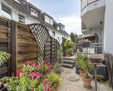 Gartenansicht - Etagenwohnung mit 95,00 m² in Ratingen zum Kaufen