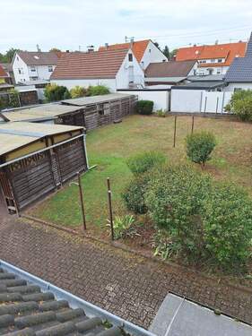 Garten hinten von oben gesehen - 