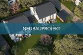 Vogelperspektive-Neubauprojekt.jpg - Neu DHH mit Keller: TOP Lage Schwarzenbruck alles vor Ort: Läden, Schule, Kindergarten, Bus, S-Bahn, Sport, Freizeit
