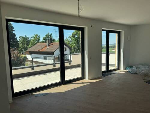 Wohnbereich mit Lüftungsanlage - Etagenwohnung mit 74,60 m&sup2; in Bad Griesbach im Rottal zum Kaufen