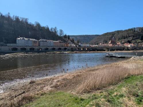 Herrlicher Elbblick nach Königstein - Grundstück zum Kaufen in Königstein