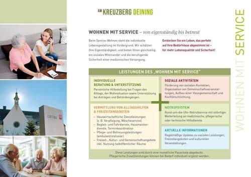 Wohnen mit Service auf Wunsch - 