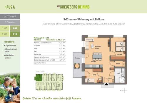 Wohnung A18 - 