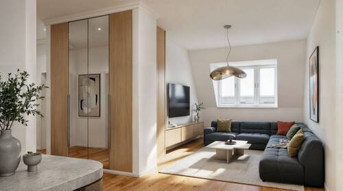 Wohnzimmer - Inspiration - 3 Zimmer Etagenwohnung zum Kaufen in Berlin