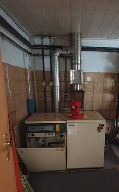 Gasheizung im Abstellraum - 