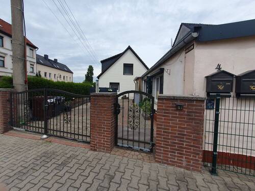 Hausansicht - Doppelhaushälfte mit 118,60 m&sup2; in Eilenburg zum Kaufen