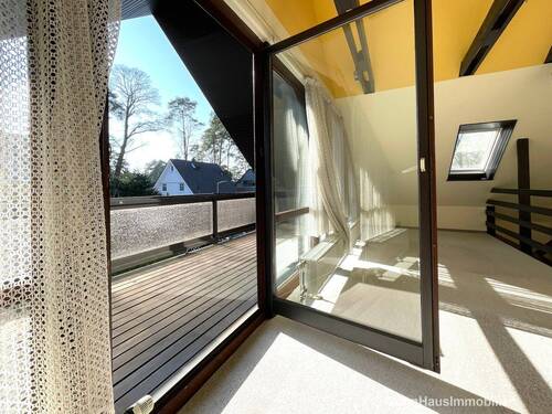Sonnenbalkon in der Einliegerwohnung - 