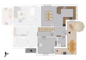Grundriss Erdgeschoss Haupthaus - 