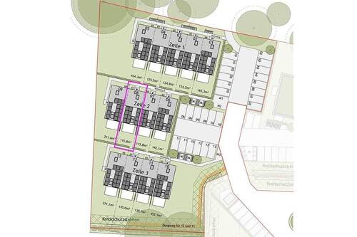 Lageplan Haus 8 - 4 Zimmer Reihenmittelhaus in Henstedt-Ulzburg
