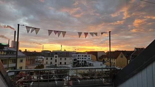 Dachterrasse am Abend - 