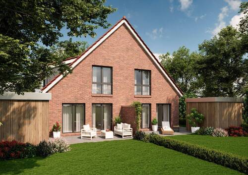 Gartenansicht - 5 Zimmer Doppelhaushälfte zum Kaufen in Wilstedt