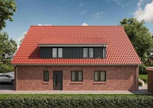 Eingang - Doppelhaushälfte mit 121,20 m&sup2; in Wilstedt zum Kaufen