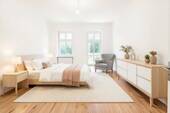 Einrichtungsbeispiel Schlafzimmer - 3 Zimmer Etagenwohnung in Oranienburg