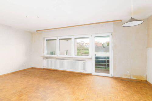 Wohnzimmer - 2 Zimmer Etagenwohnung in Gerbrunn