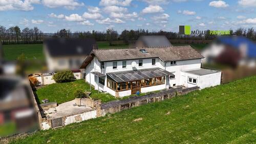 Rückansicht Drohne - Einfamilienhaus mit 220,00 m² in Simmerath / Kesternich zum Kaufen