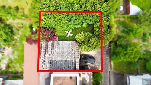 Drohne 1 - Garage mit neuem Dach & großer Gartenfläche - seltenes Angebot in Bad Vilbel